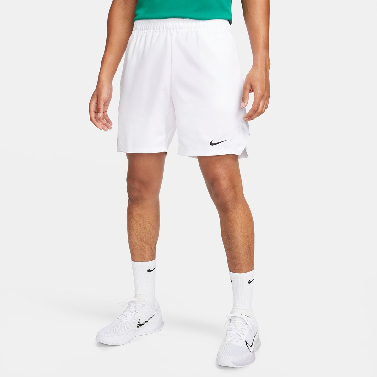 Short de hombre NikeCourt Dri-Fit Victory Nike Blanco-7
