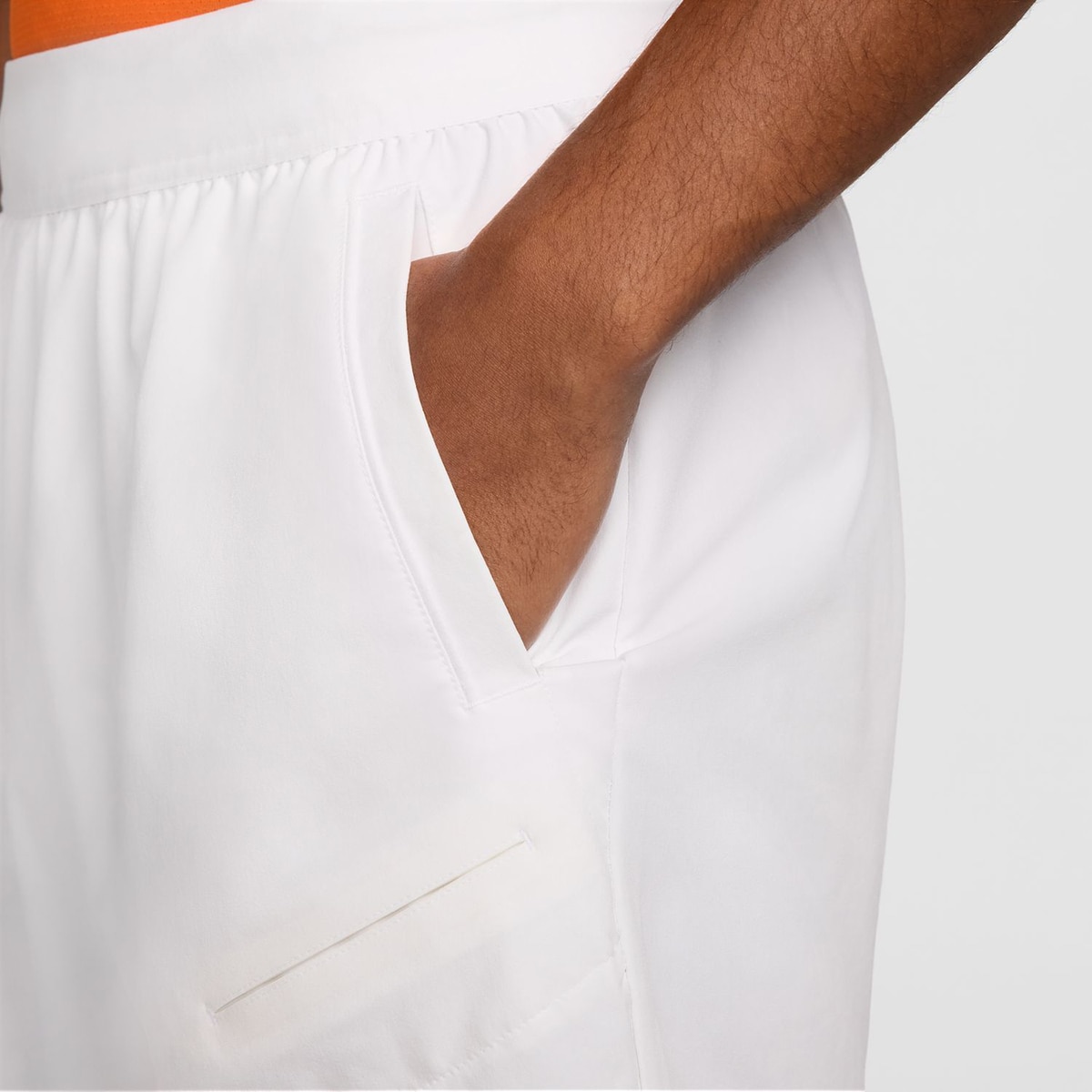 Calças de Homem Court Advantage Branco / Preto-4
