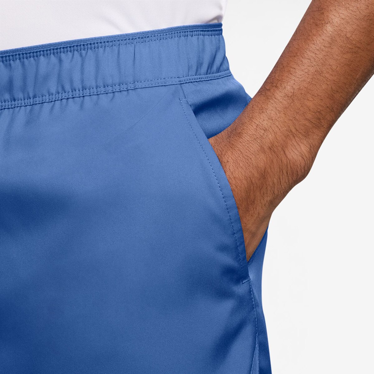 Calças de Homem Court Dri-FIT Victory Azul / Branco-4