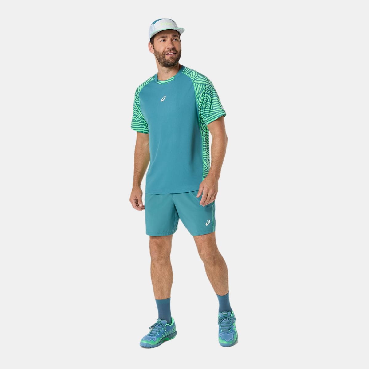Calções de Padel de Homem Padel Court 7In Short Verde-8
