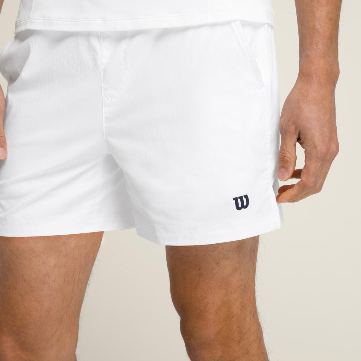 Calças de Ténis de Homem Volley 6" Branco-2