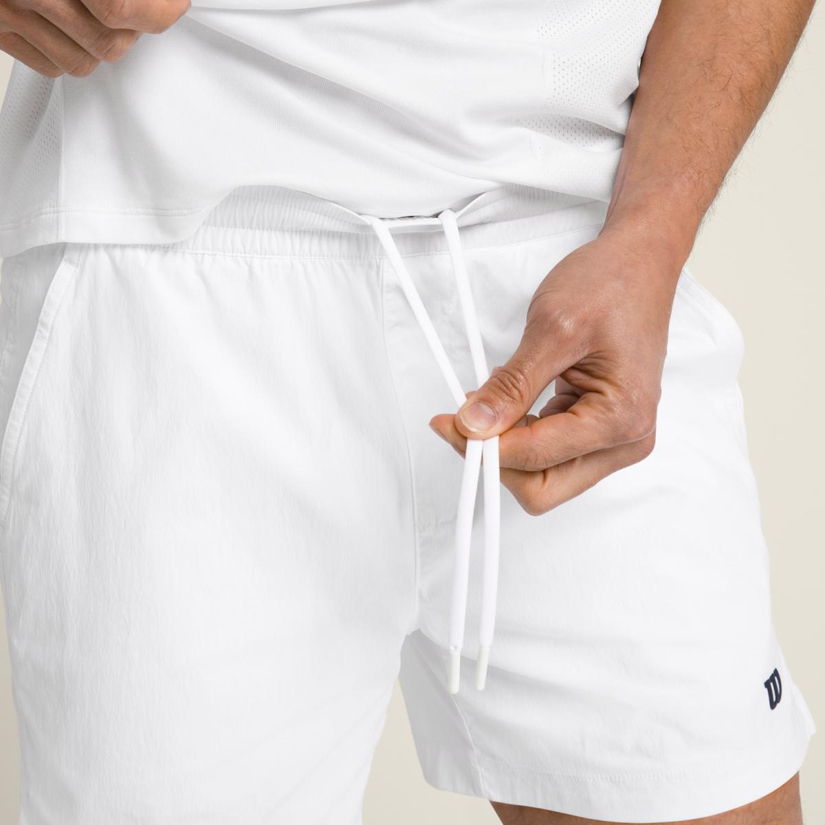 Calças de Ténis de Homem Volley 6" Branco-3