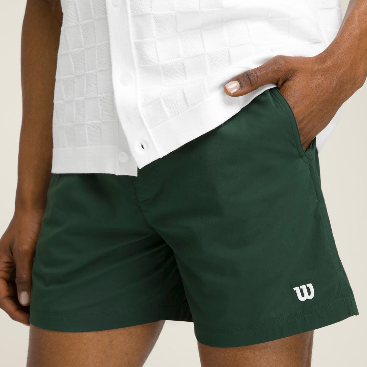 Calças de Ténis de Homem Volley 6" Verde-4