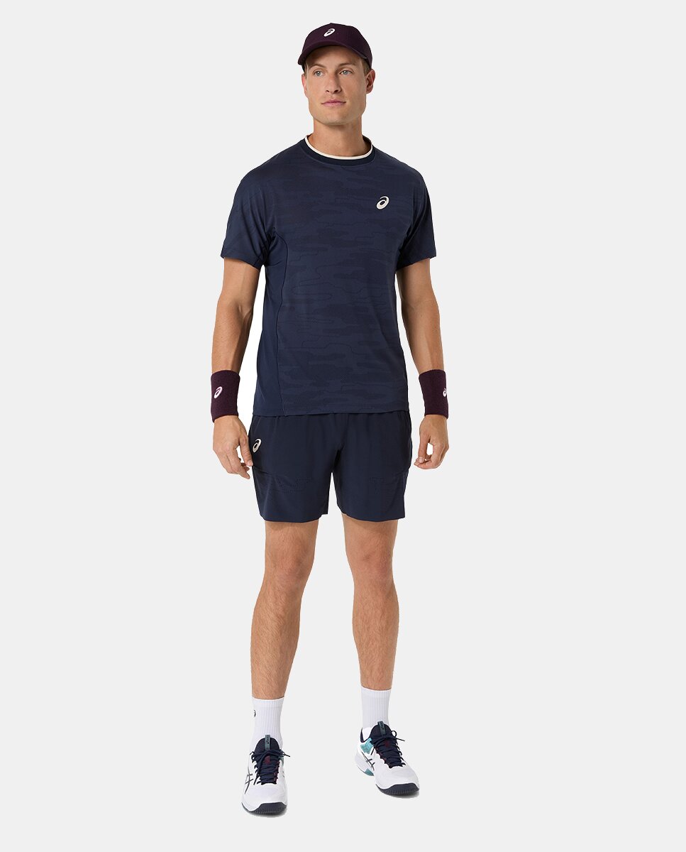 Calções de Homem Match Laser Cut 7In Short Azul-marinho-3