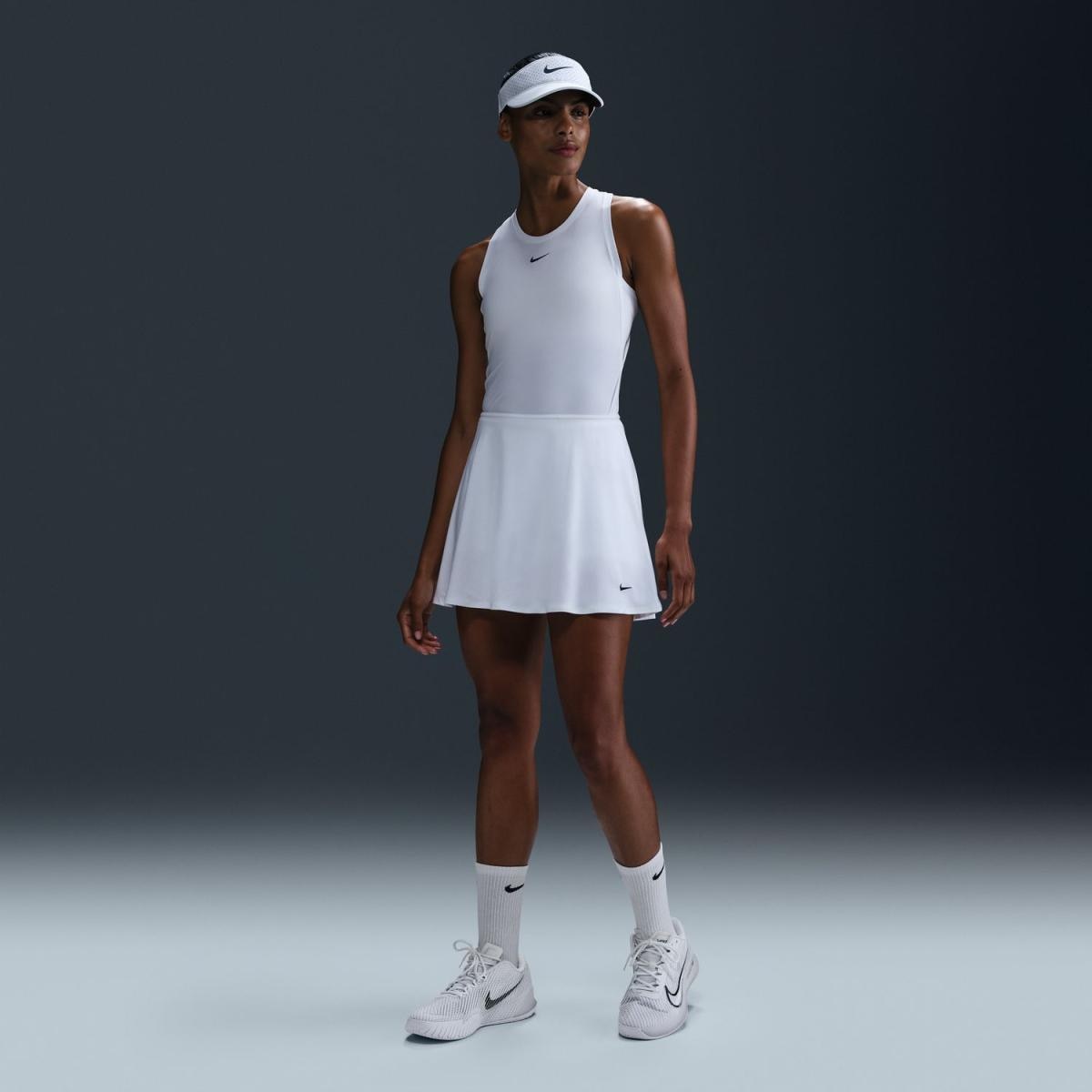 Imagen 5 de Falda de Mujer Victory Nike Nike - Blanco / Negro Blanco / Negro