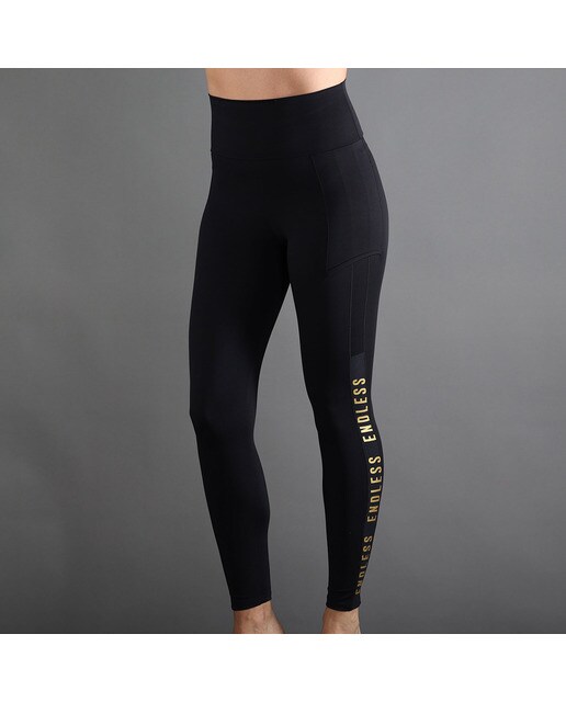 Leggings de Mulher Syncro Preto-1