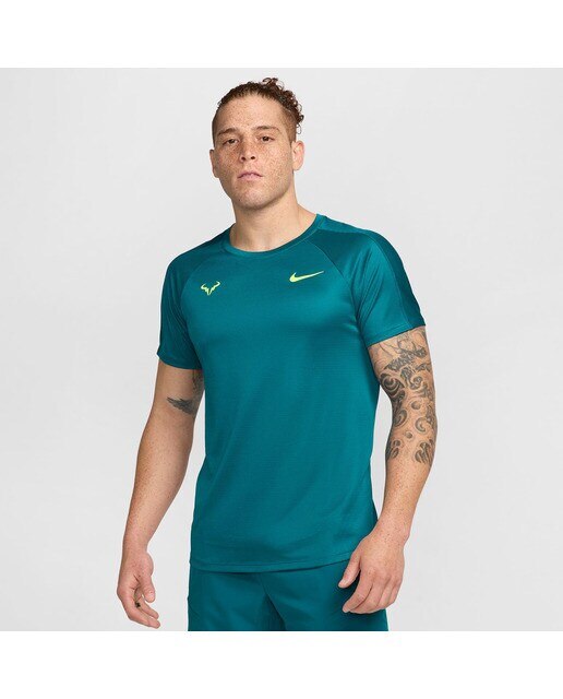T-shirt de homem Rafa Challenger Nike Verde-1