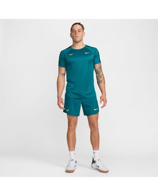 T-shirt de homem Rafa Challenger Nike Verde-6