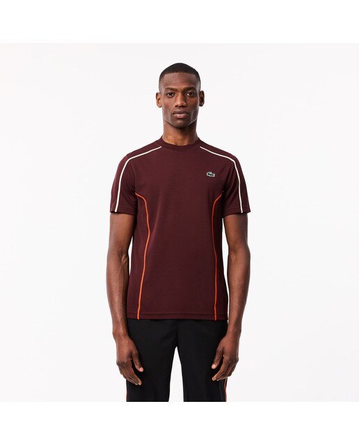 T-shirt de Ténis de Homem Ultra-Dry Castanho-1