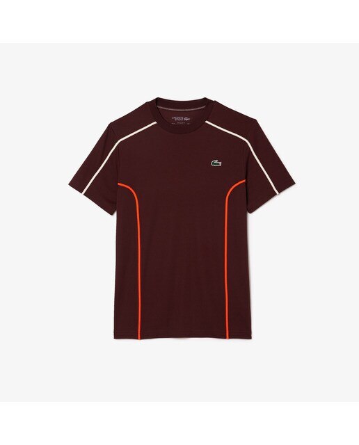 T-shirt de Ténis de Homem Ultra-Dry Castanho-4