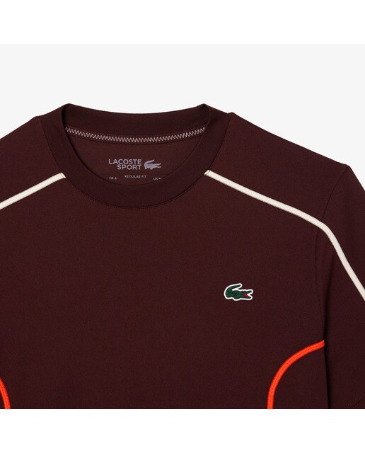 T-shirt de Ténis de Homem Ultra-Dry Castanho-5