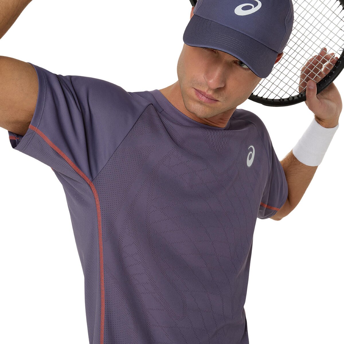 T-shirt de Homem Match Actibreeze SS Top Roxo-5