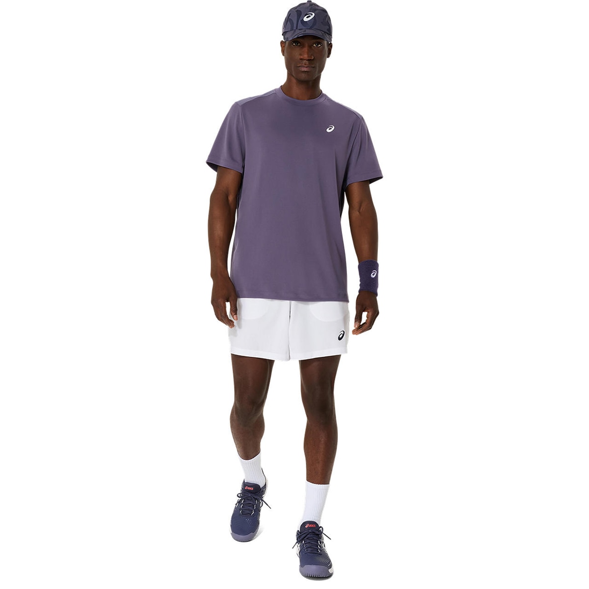 T-shirt de Homem Court SS Top Roxo-7