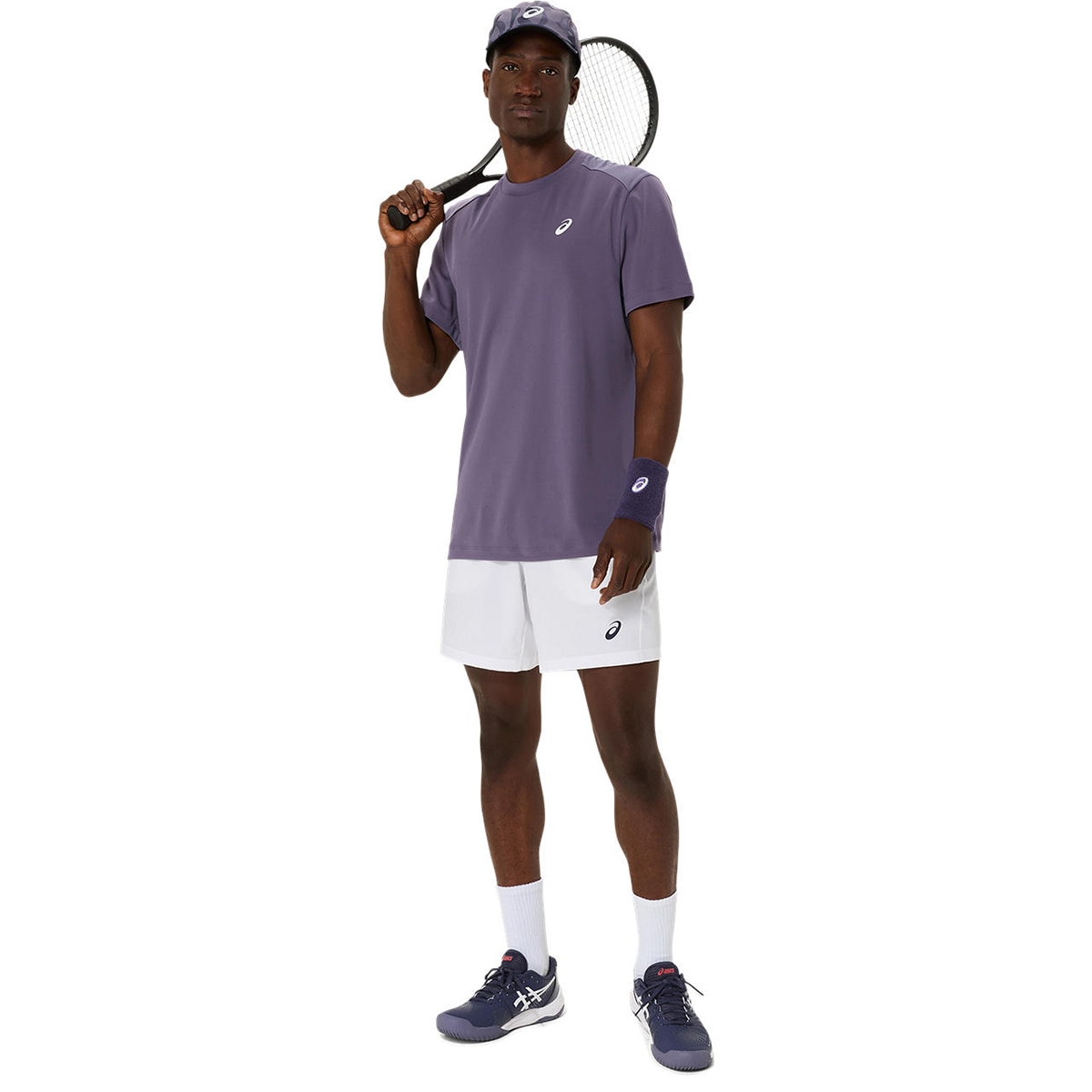 T-shirt de Homem Court SS Top Roxo-8