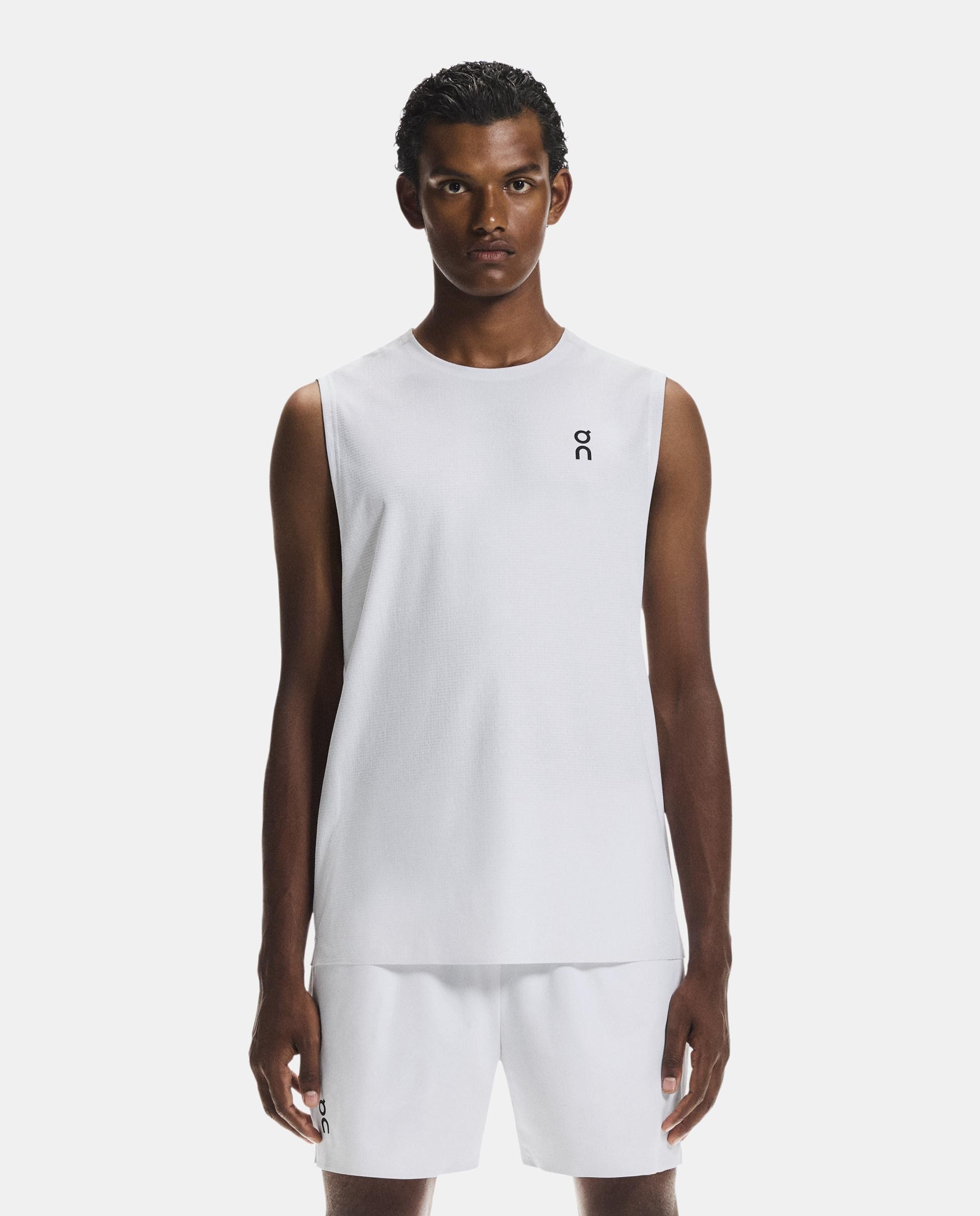 Imagen 0 de Camiseta de  Tenis de Hombre Court Tank On Blanco