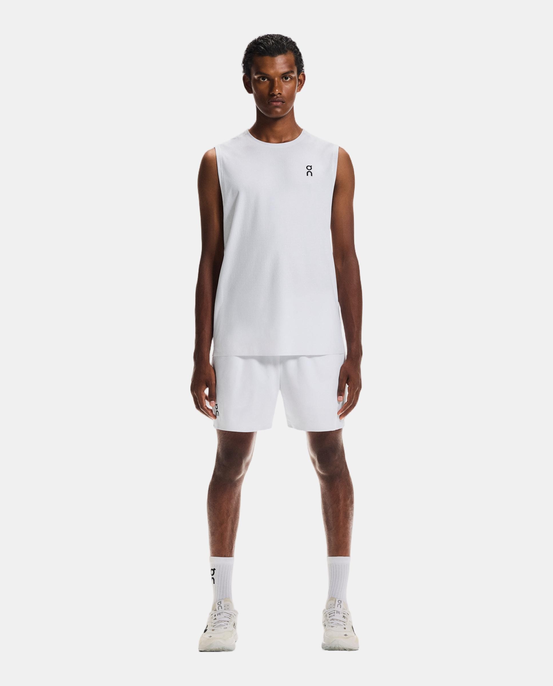 Camiseta de Tenis de Hombre Court Tank On - Blanco Blanco-3