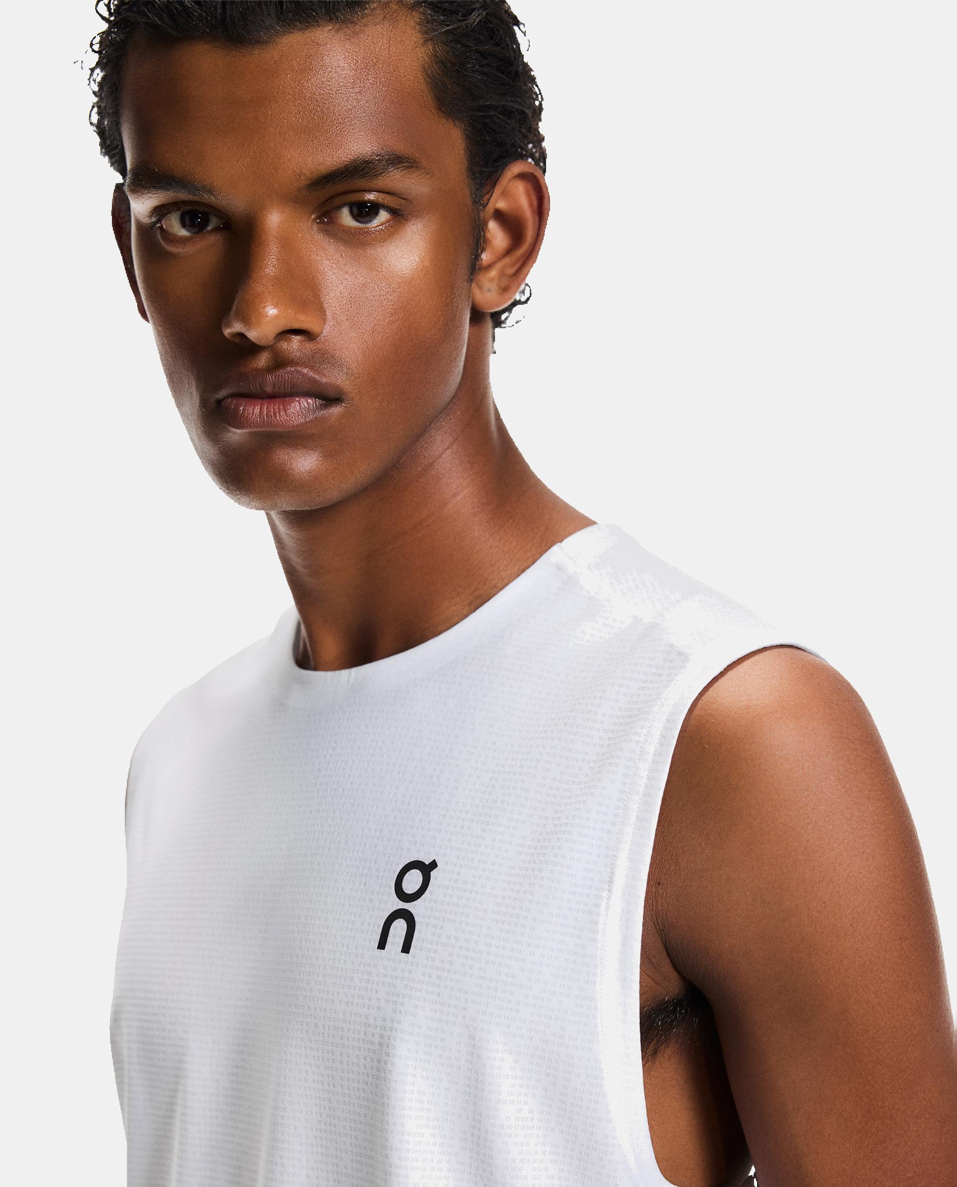 Camiseta de Tenis de Hombre Court Tank On - Blanco Blanco-4