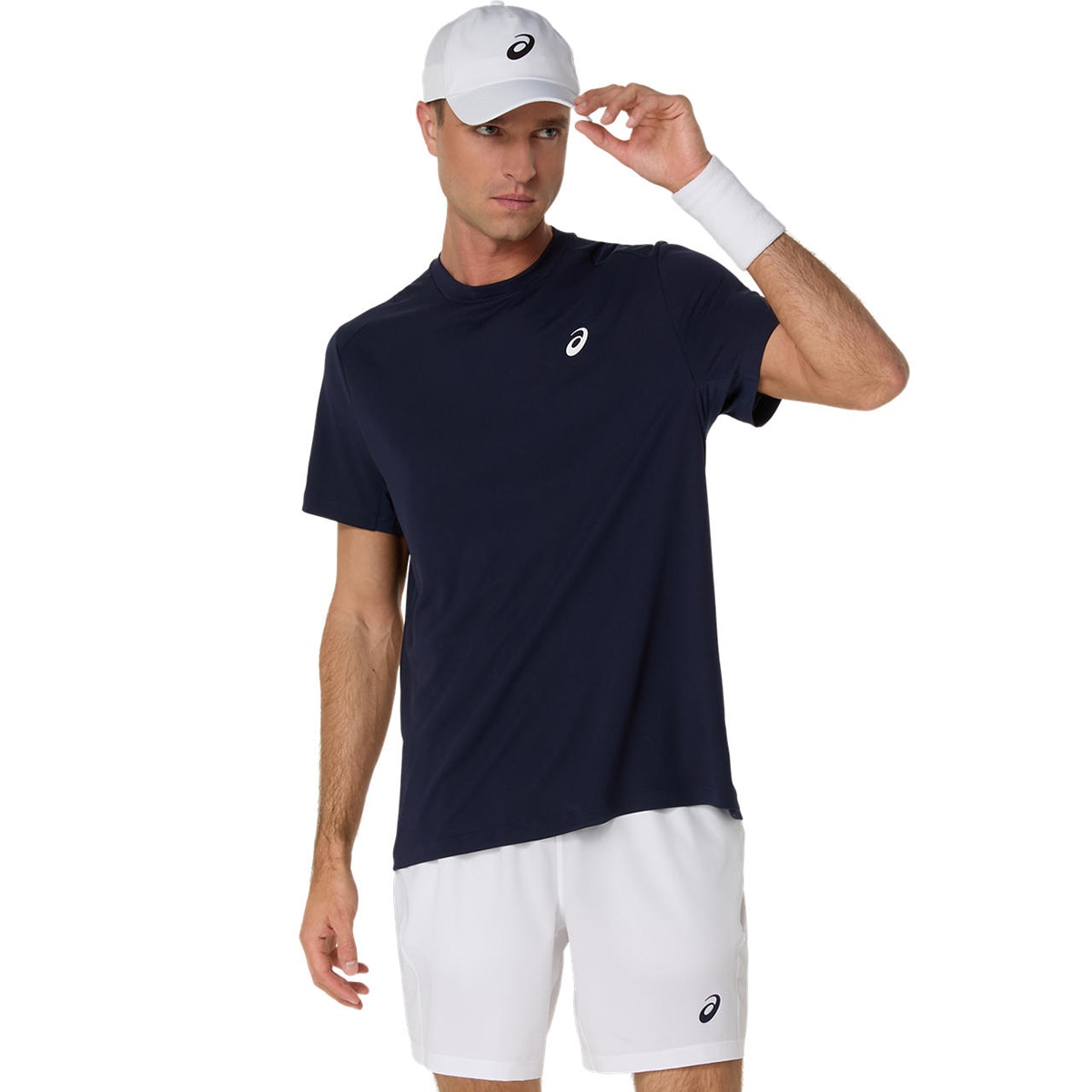 T-shirt de Ténis de Homem Court SS Top Azul-3
