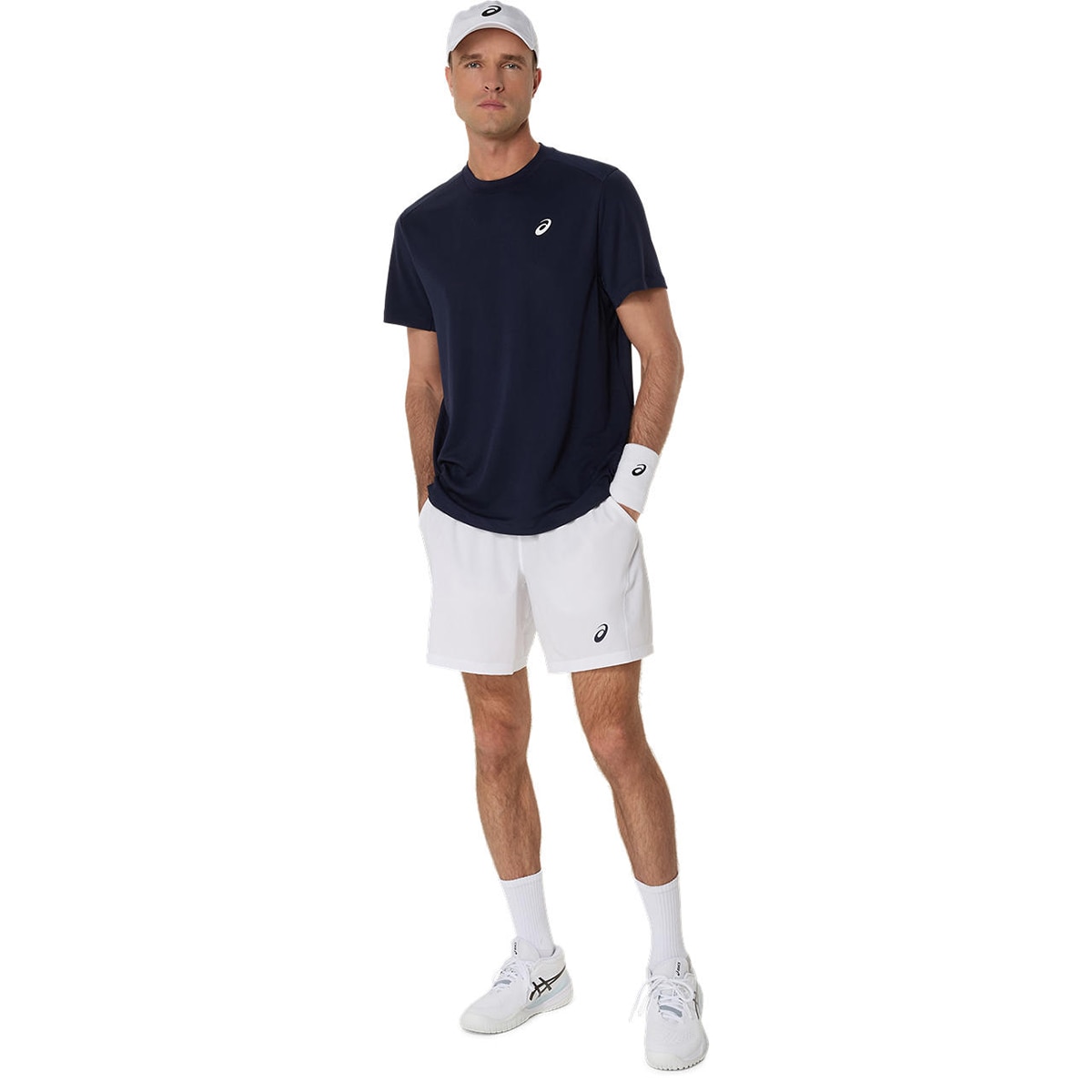 T-shirt de Ténis de Homem Court SS Top Azul-6