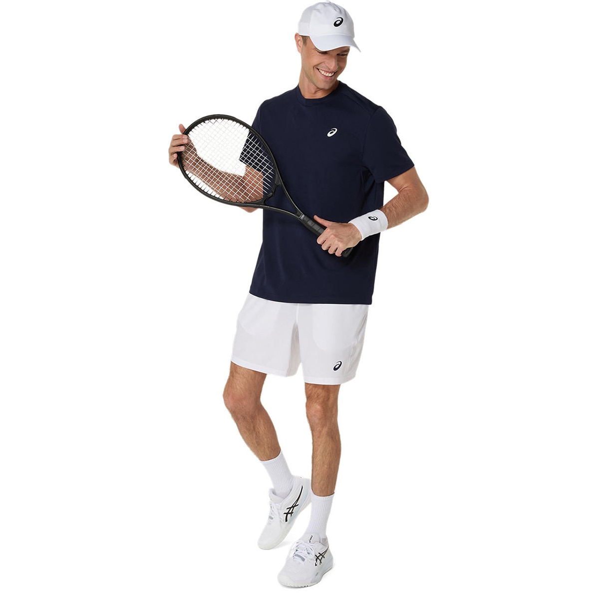 T-shirt de Ténis de Homem Court SS Top Azul-7