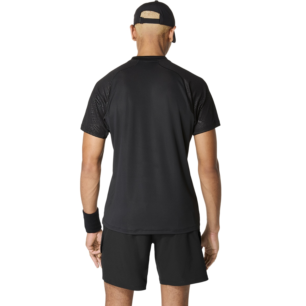 T-shirts de Ténis de Homem Match SS Top Night Energy Preto-2