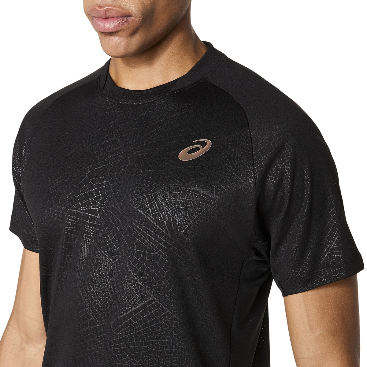 T-shirts de Ténis de Homem Match SS Top Night Energy Preto-3