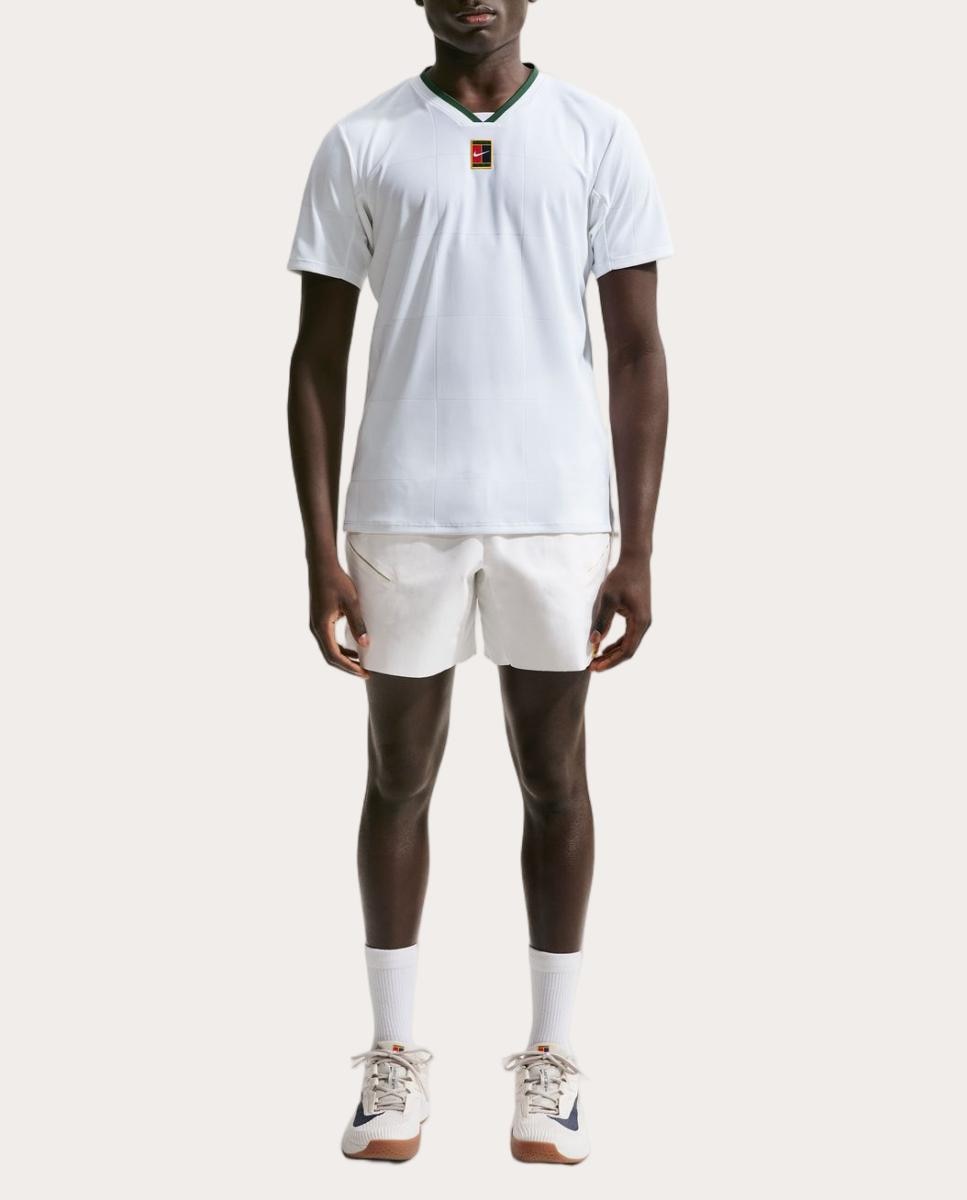 T-shirt de Homem Slam Dri-Fit Branco / Verde-3