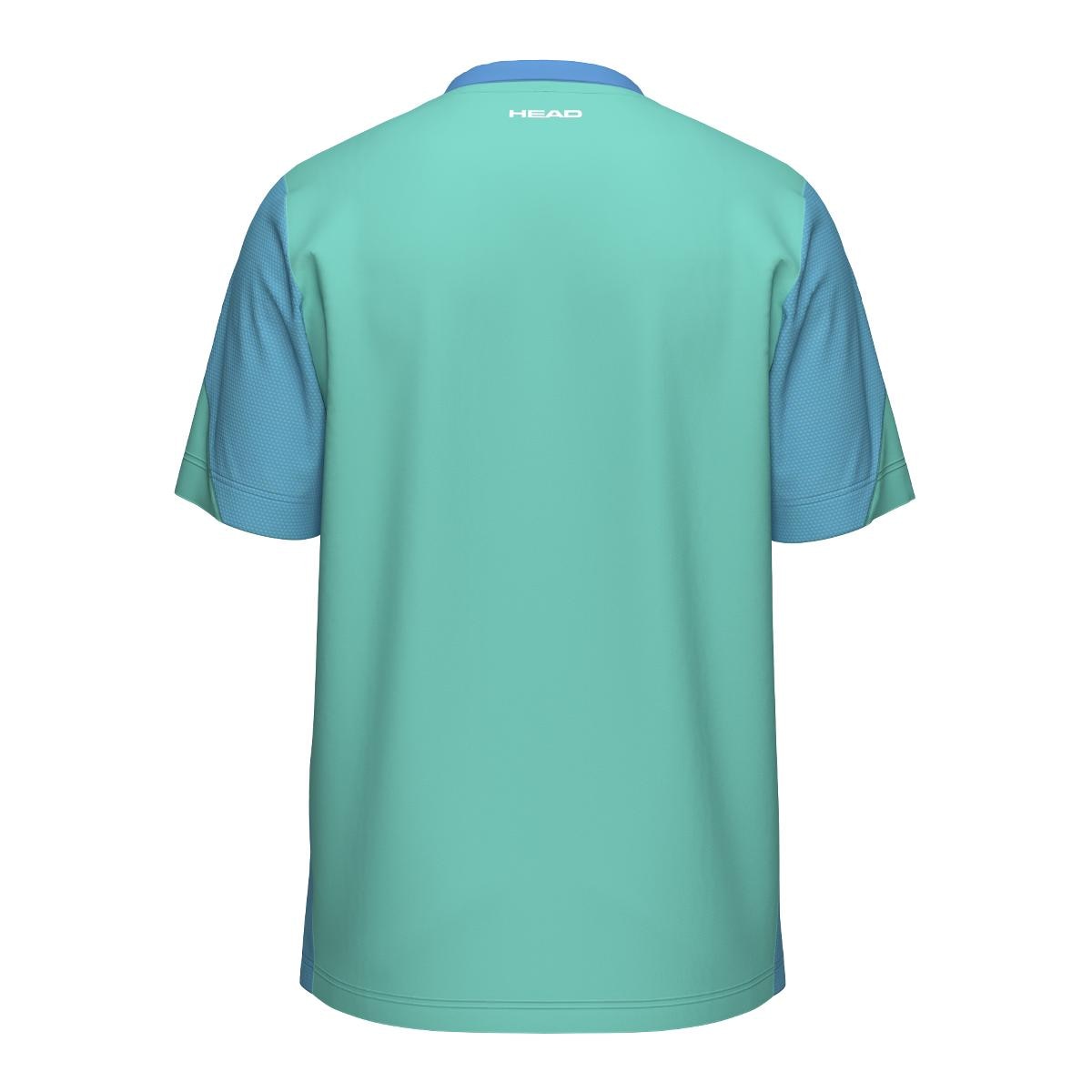 T-shirt de Homem Slice Verde / Azul-2