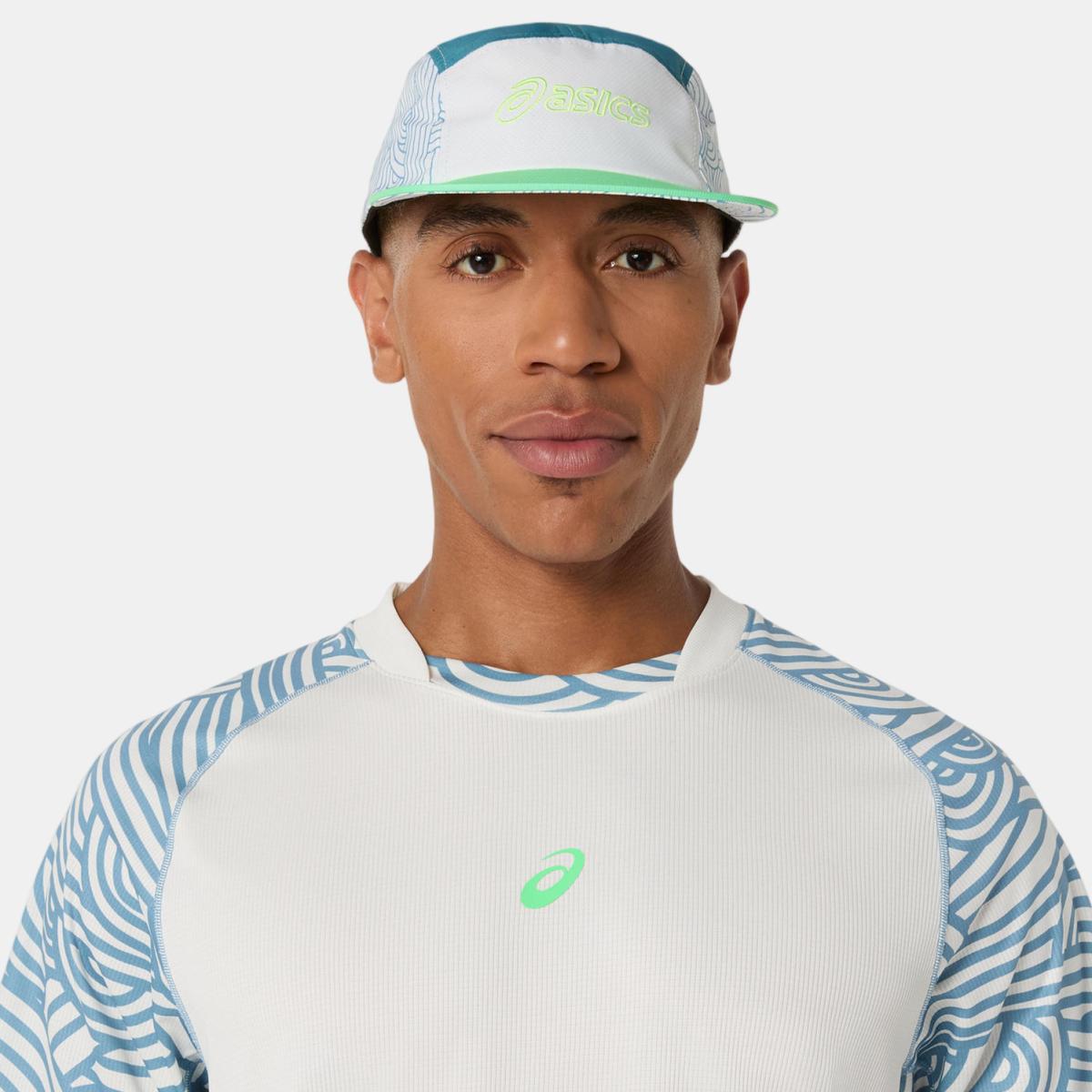 T-shirt de Padel de Homem Padel Court All Over Print SS Top Branco / Azul-4