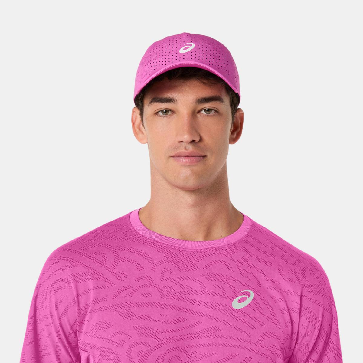 T-shirt de Ténis de Homem Match Jacquard SS Top Rosa-pastel-4