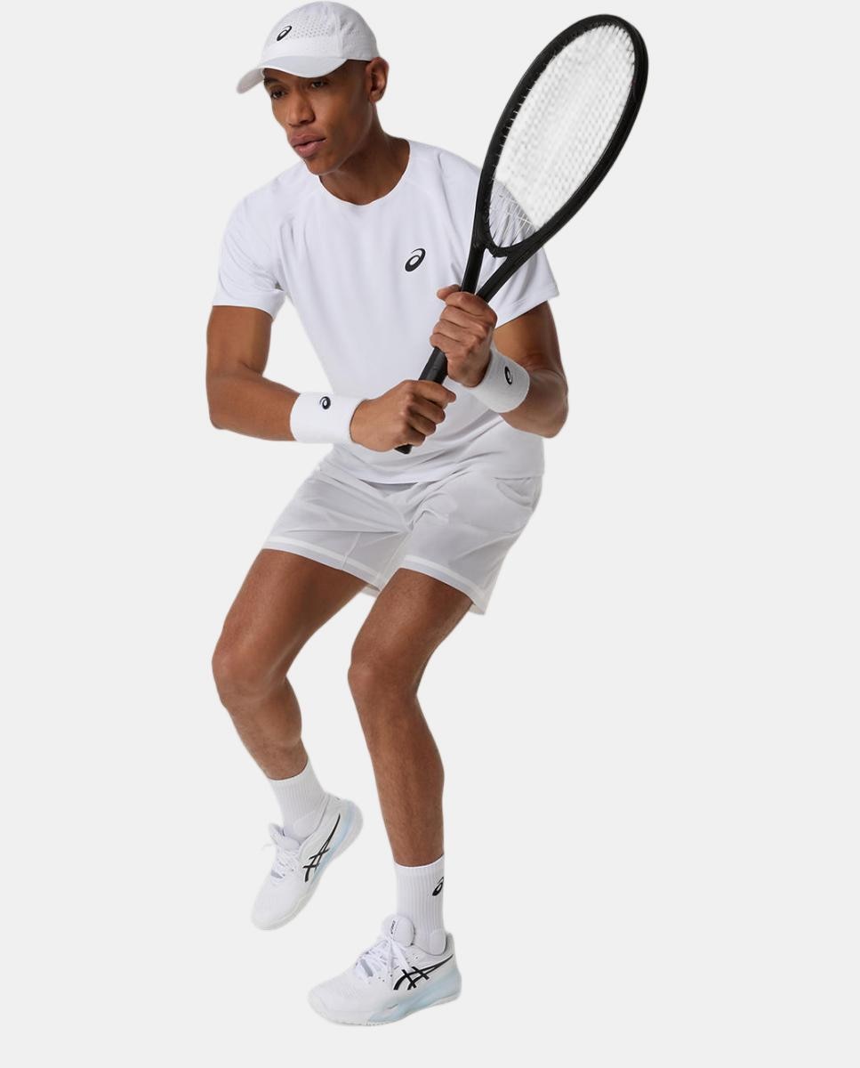 T-shirt de Ténis de Homem Match SS Top Branco-7