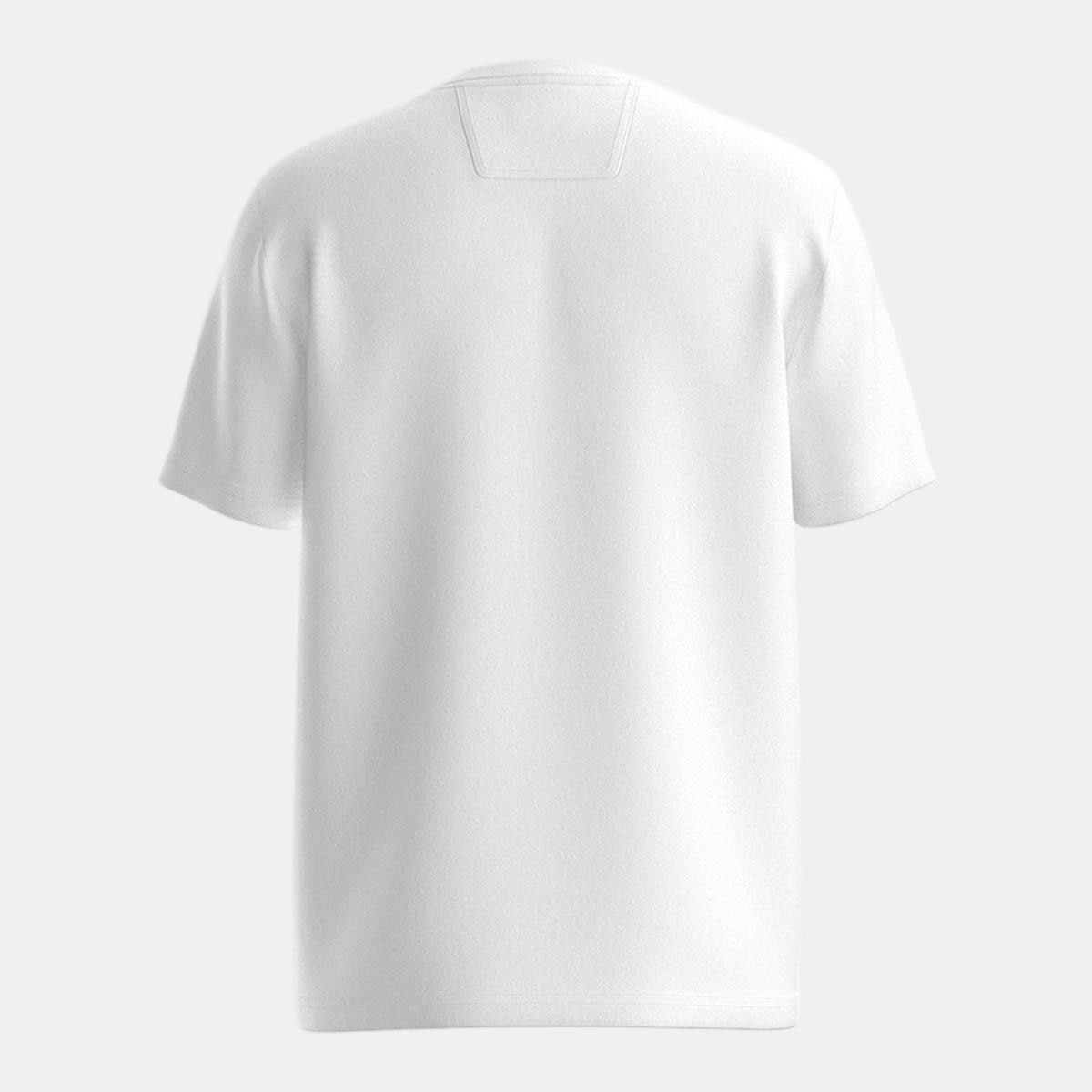 T-shirt de Manga Curta de Homem para Jogar Ténis Branco-2