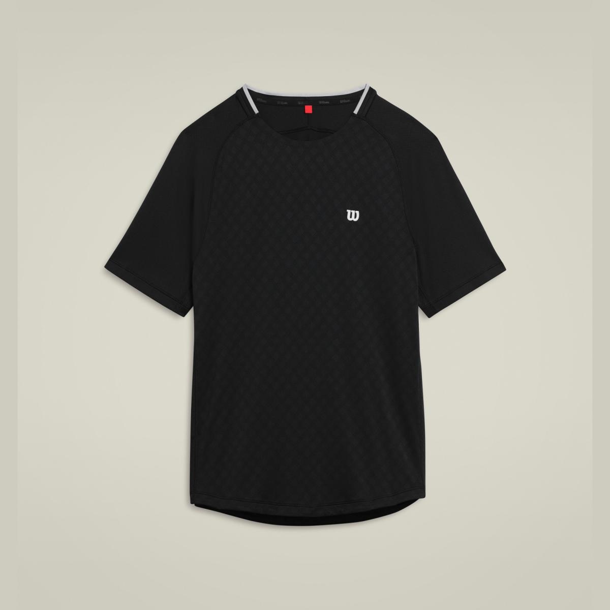 T-shirt de ténis de Homem Serve Out Preto-3