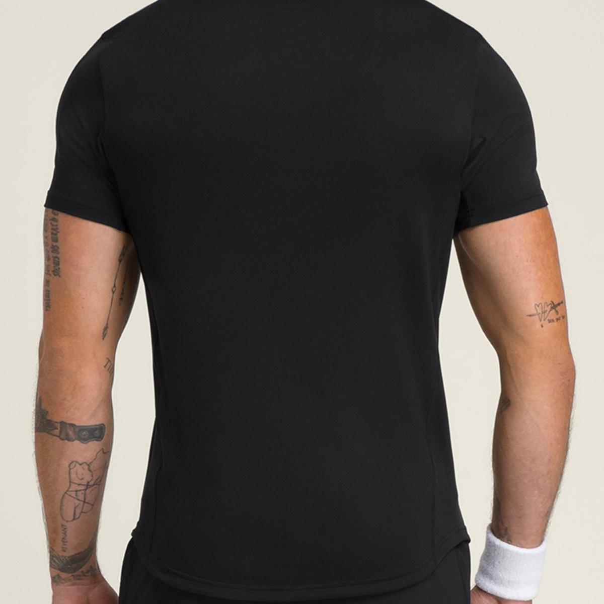 T-shirt de Ténis de Homem Everyday Perfomance Preto-2