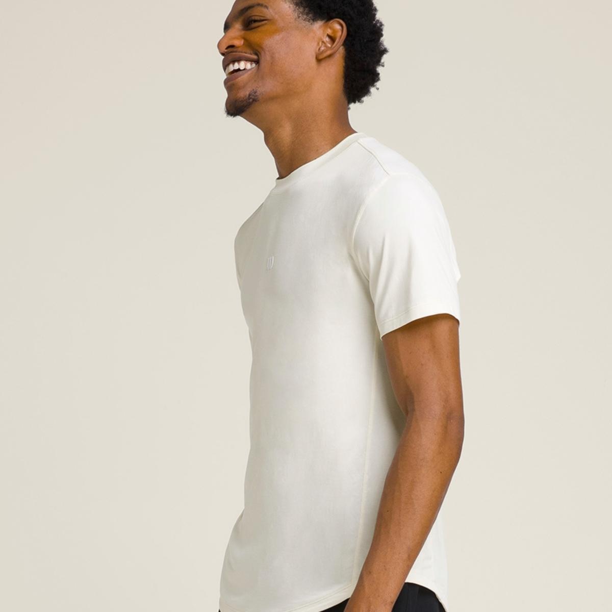 T-shirt de Ténis de Homem Everyday Perfomance Areia-3