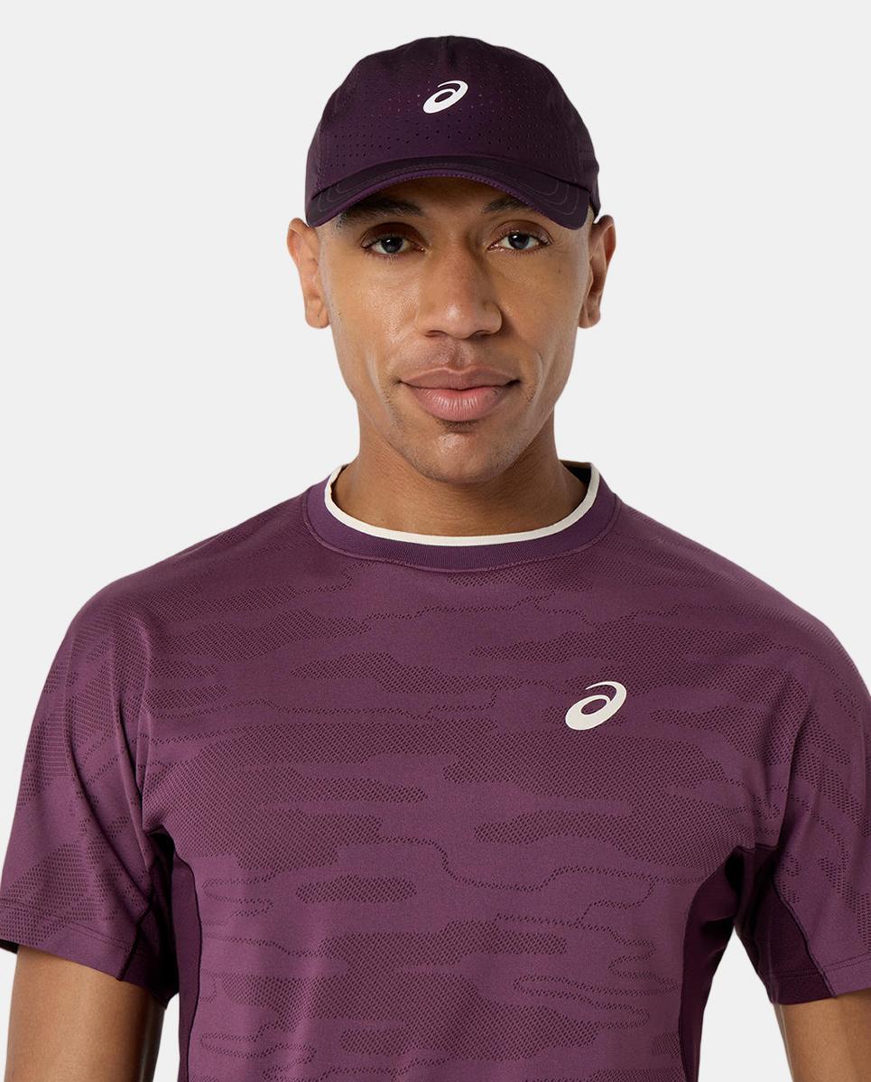 T-shirt de Homem Match Jacquard Ss Top Beringela-5