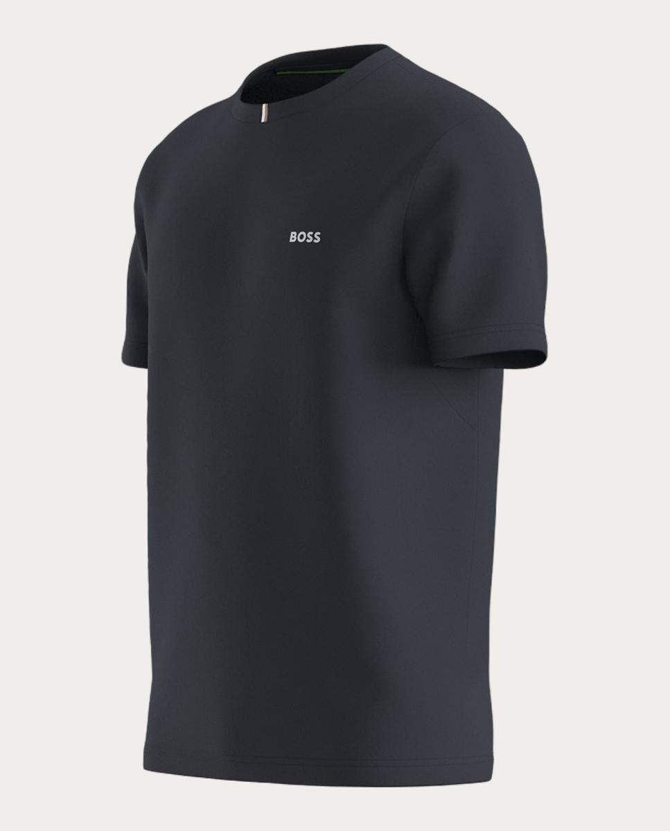 T-shirt de Manga Curta de Ténis de Homem em Tecido Técnico Azul-3