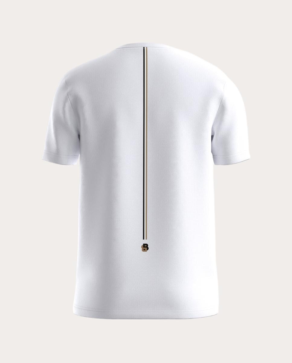 Camiseta manga corta de hombre de tenis en tejido técnico BOSS - Blanco Blanco-2