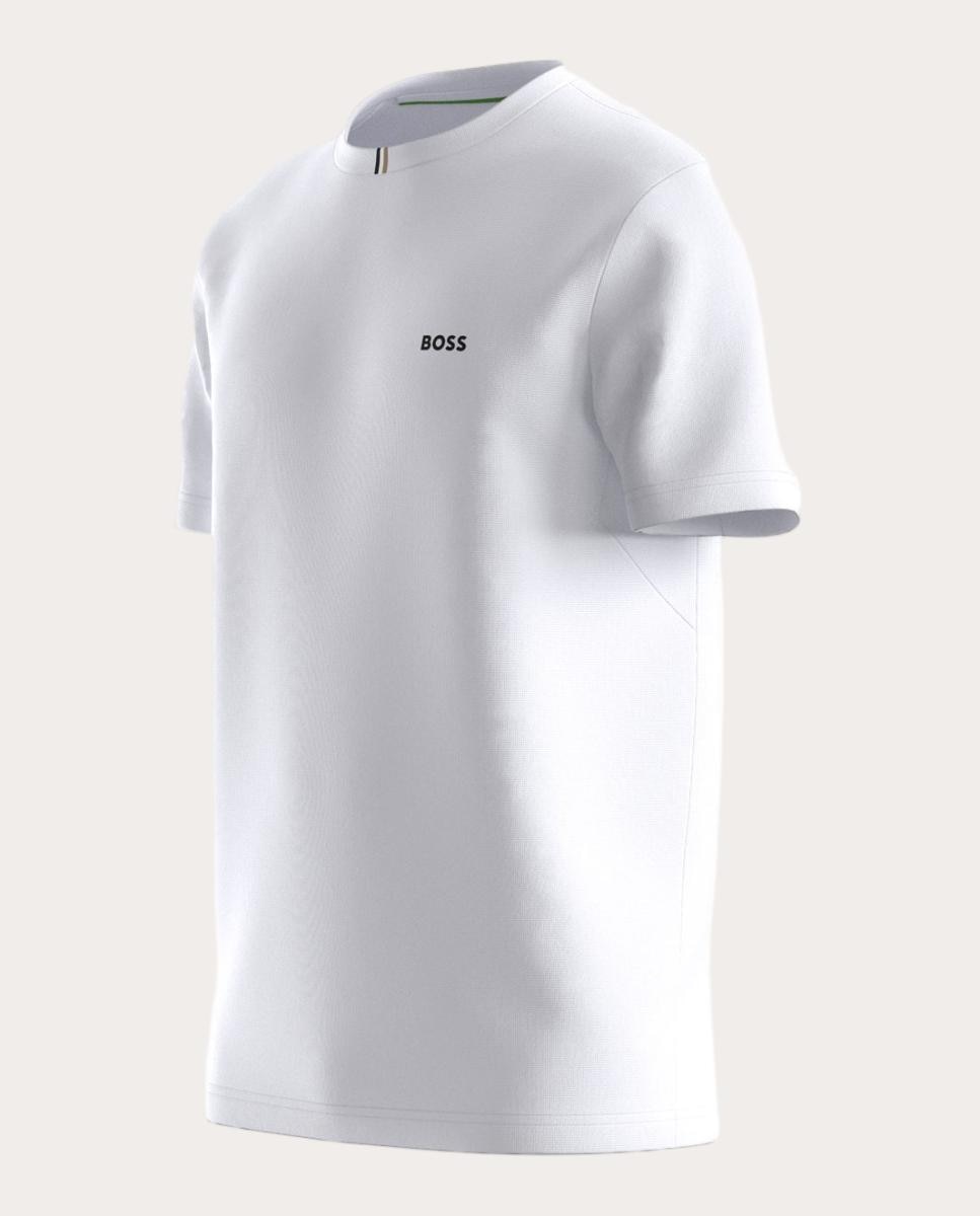 Camiseta manga corta de hombre de tenis en tejido técnico BOSS - Blanco Blanco-3