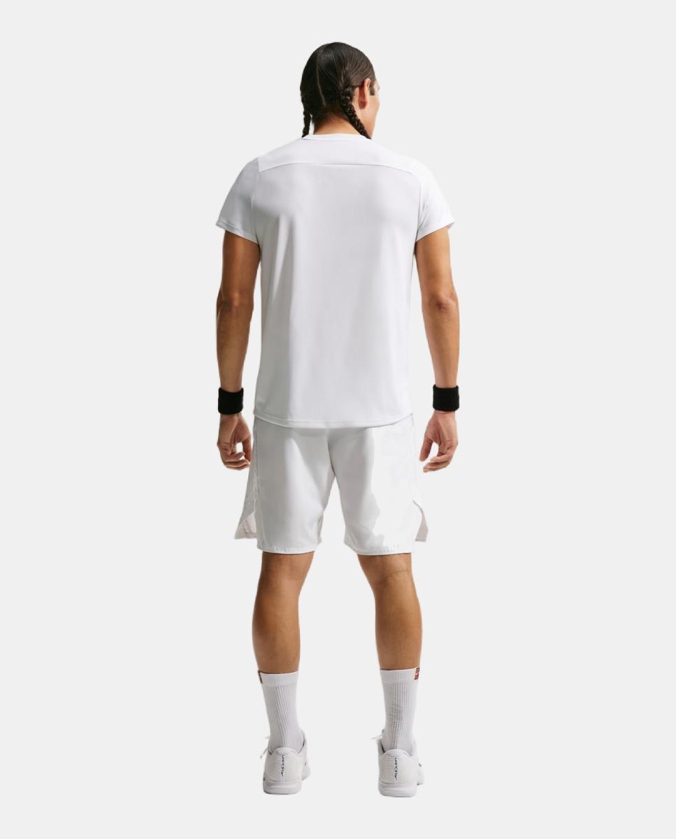 T-Shirt de Manga Curta de Tenis de Victory Nike Branco / Preto-2