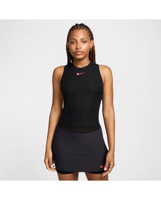 T-shirt de mulher NikeCourt Slam Nike Preto-1