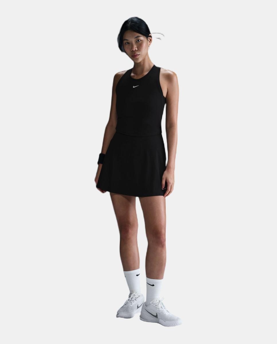 Imagen 7 de Tank Top De Tenis De Mujer Victory Nike - Negro / Blanco Negro / Blanco