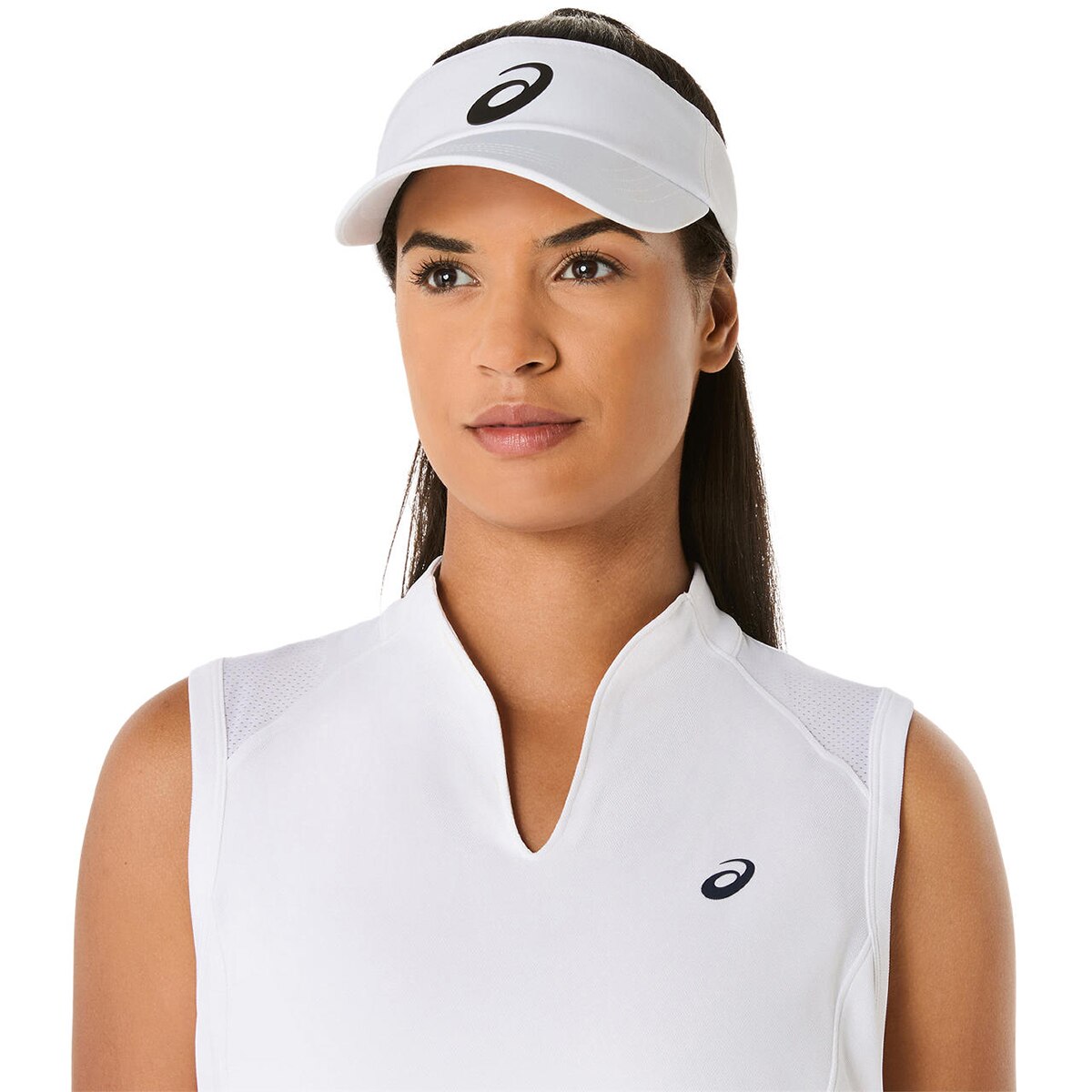 T-shirt de Mulher Court Tank Branco-4