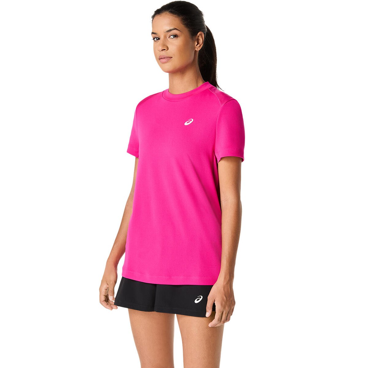 T-shirts de Ténis de Mulher Court SS Top Rosa-3