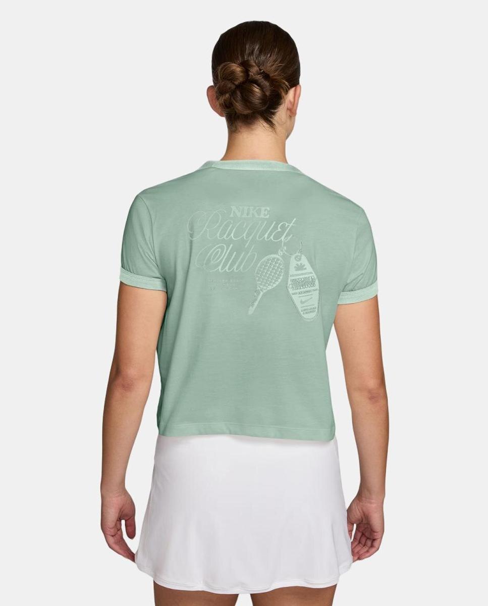 T-shirt de Mulher Heritage Preto / Verde-2