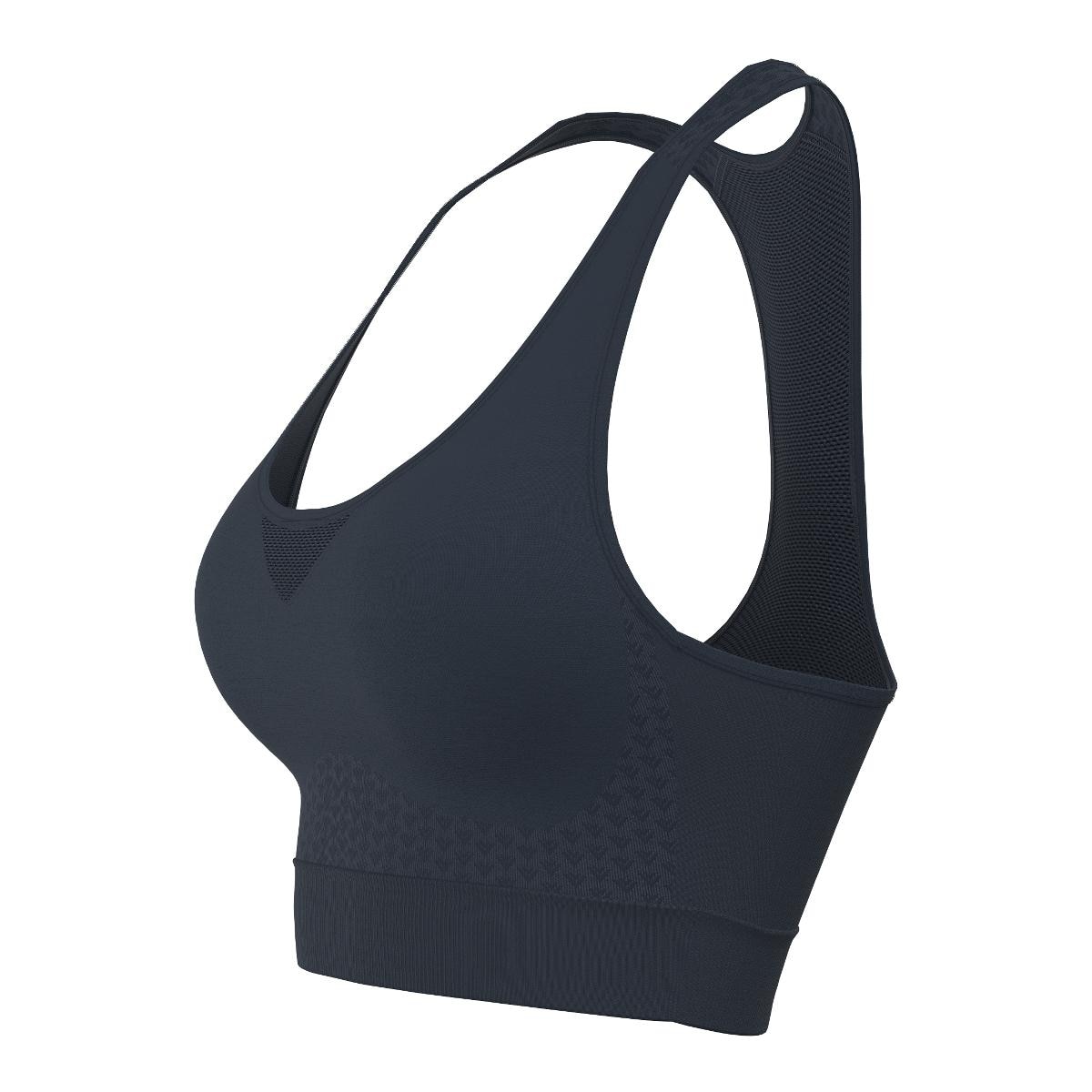 Soutien Desportivo sem Costuras Flex Seamless Azul-marinho-3
