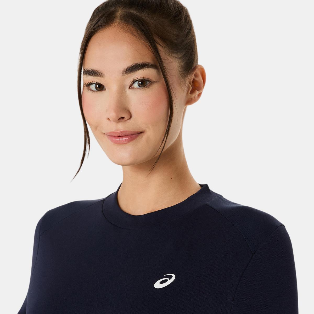 T-shirt de Ténis de Mulher Court SS Top Azul-noite-4