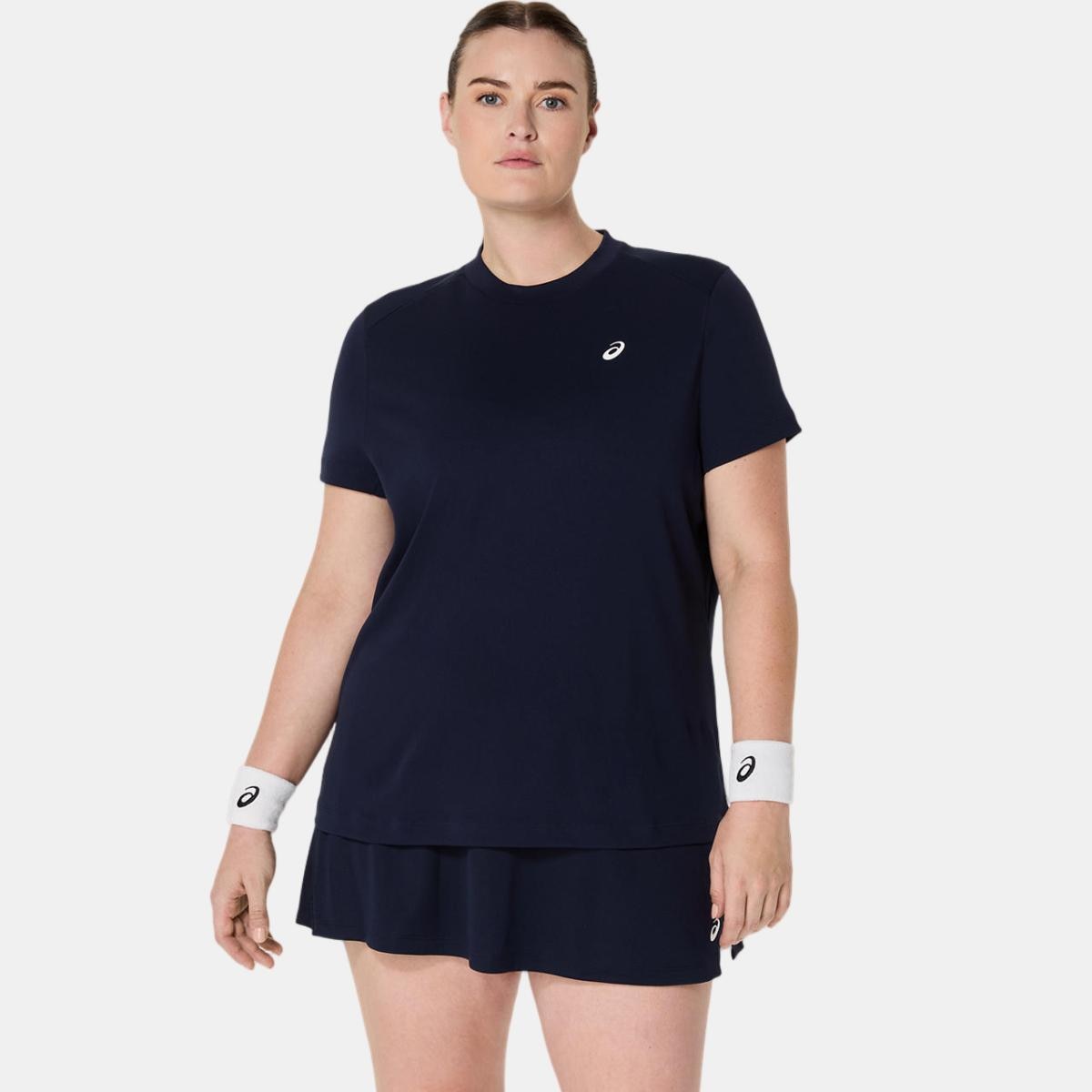 T-shirt de Ténis de Mulher Court SS Top Azul-noite-6