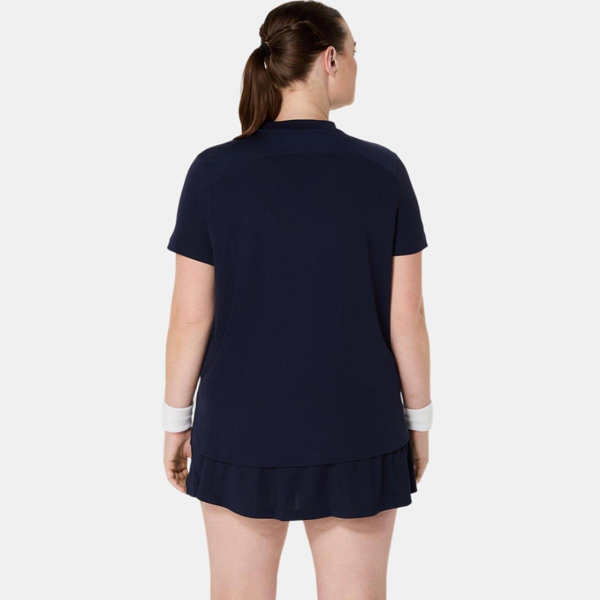 T-shirt de Ténis de Mulher Court SS Top Azul-noite-7