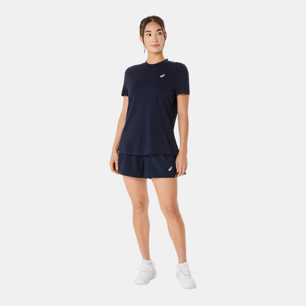 T-shirt de Ténis de Mulher Court SS Top Azul-noite-9